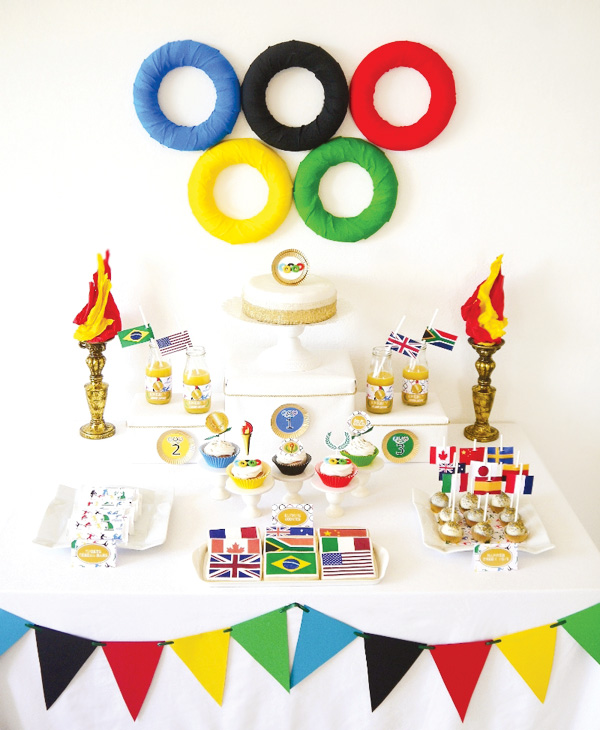 Olympics dessert table | Cool Mom PIcks
