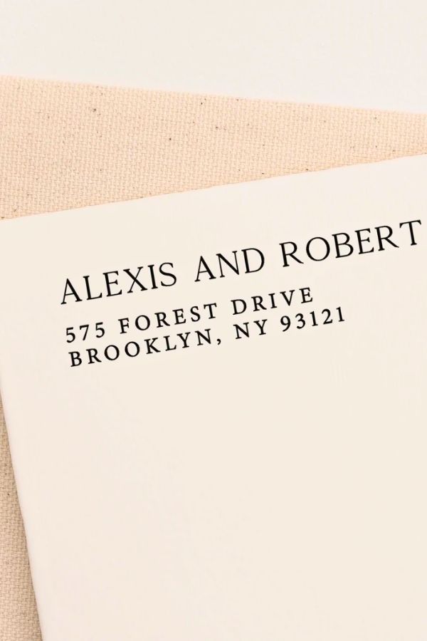 Best etsy gifts Modern return address stamp