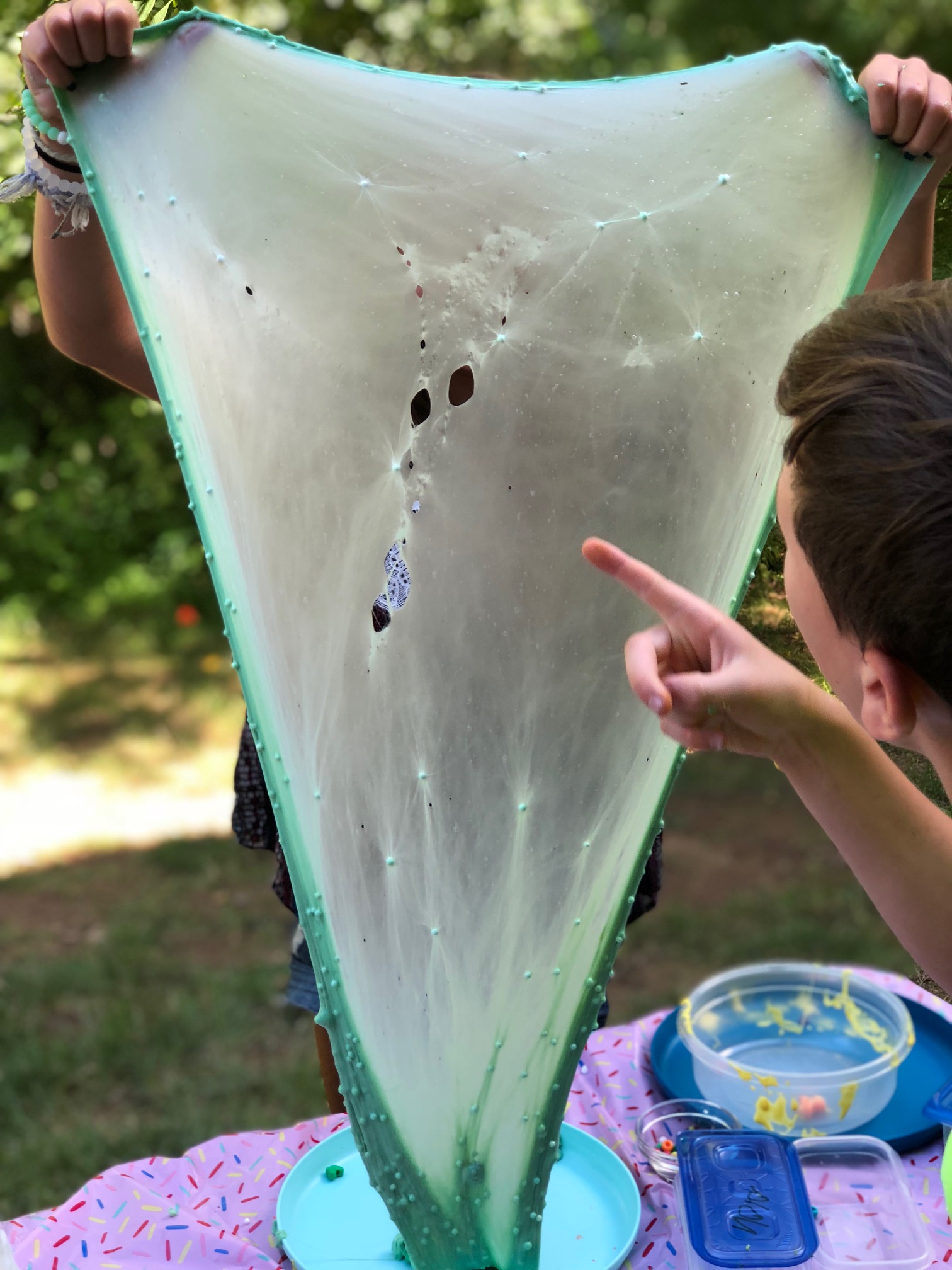 How to host a DIY Slime Party: Crazy Slime photo