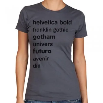 Seven Deadly Sans typography tee