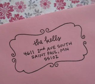Return address your letters with love. And someone else's handwriting.