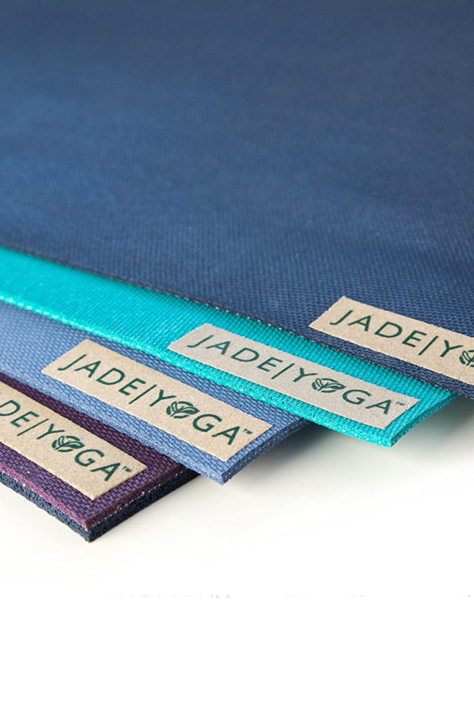 Practical Valentine's Day gifts for her: a Jade Yoga mat and some classes, or a yoga app subscription