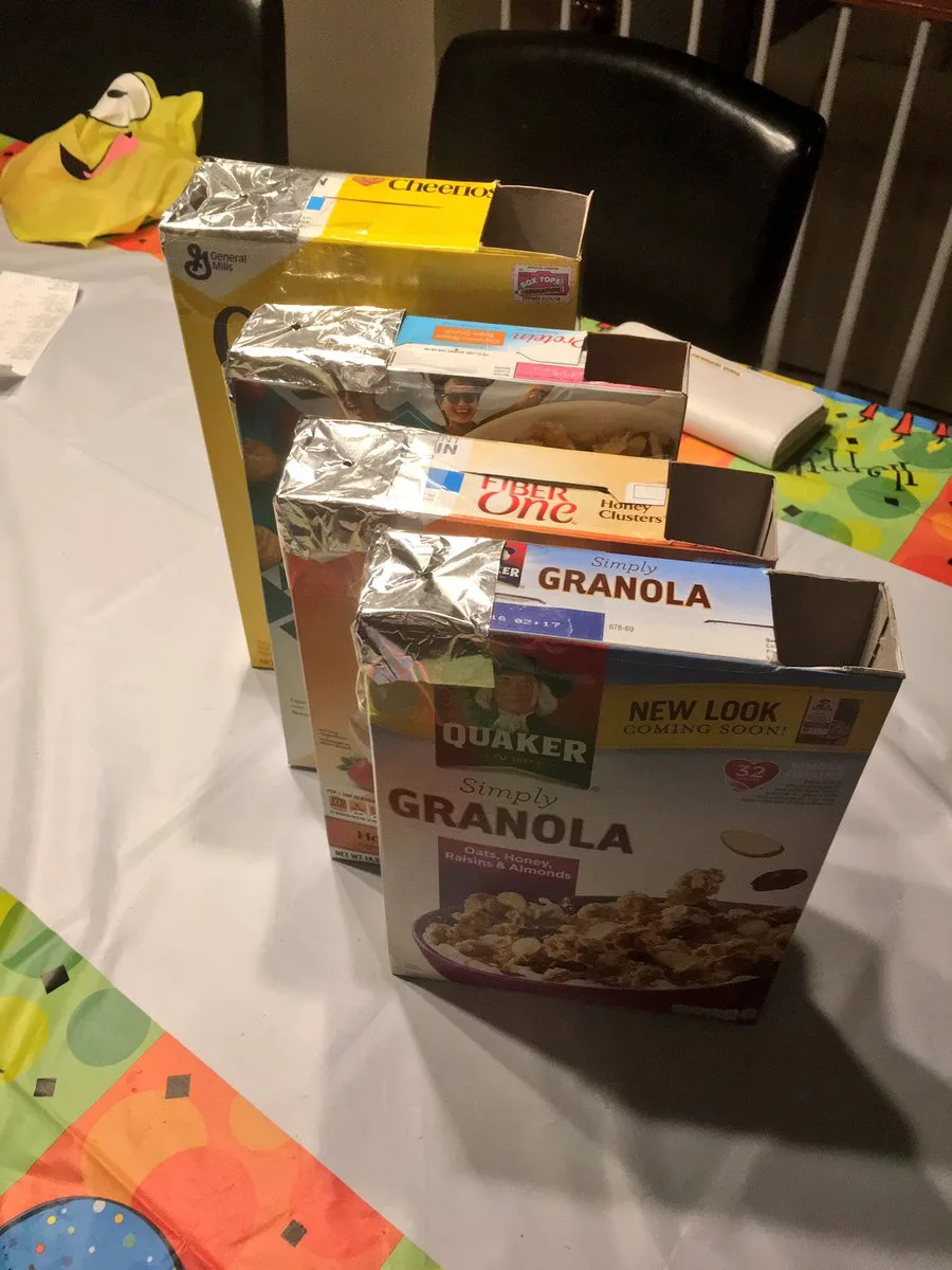 DIY cereal box eclipse glasses tutorial. Easy!