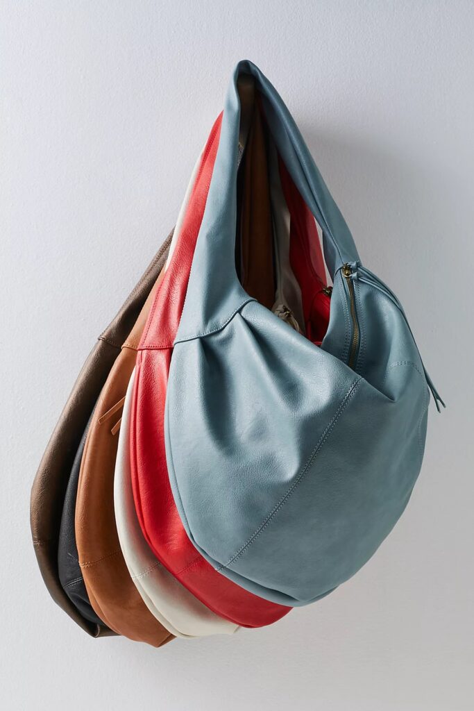 Oversized handbags for 2024: Slouchy oversized carryall from Free People in tons of colors