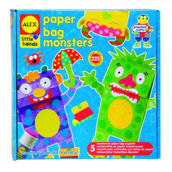 Birthday gift ideas for preschoolers under $15: ALEX Toys Little Hands Paper Bag Monsters