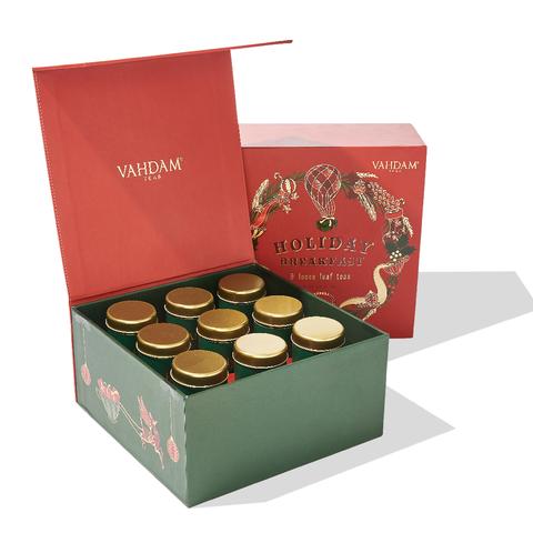 10 best grandparent gifts for the holidays from small businesses: The delicious, gorgeously packaged holiday tea sets from Vahdam