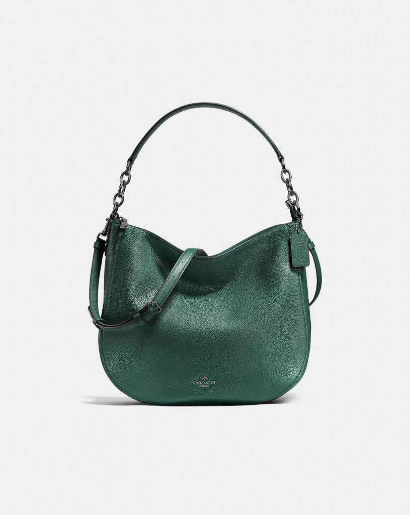 Coach Chelsea Hobo 32 Handbag in Dark Turquoise Green for Fall