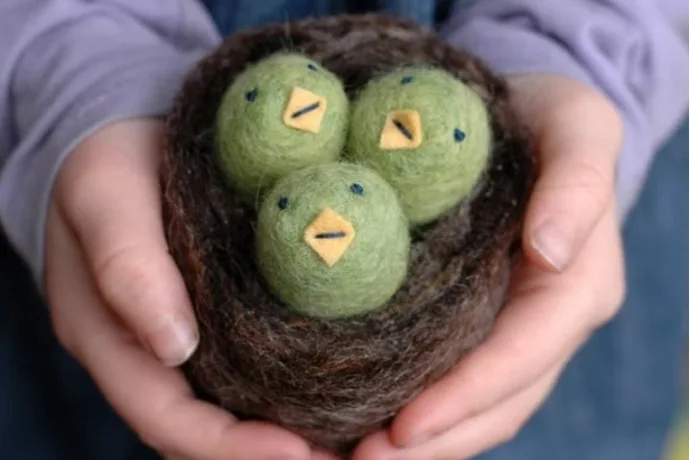 Baby Birds by Bossy's Feltworks