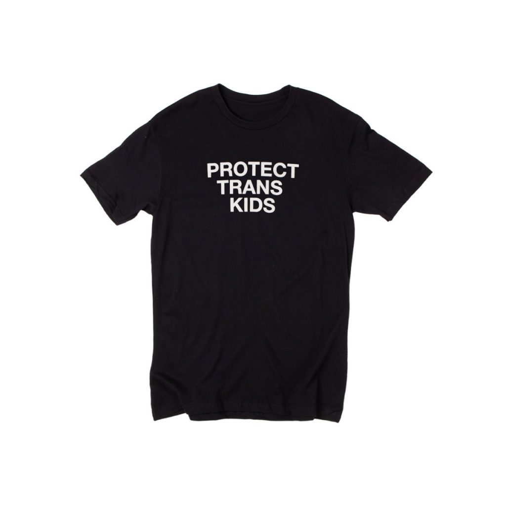 Protect Trans Kids tee from Phluid Project