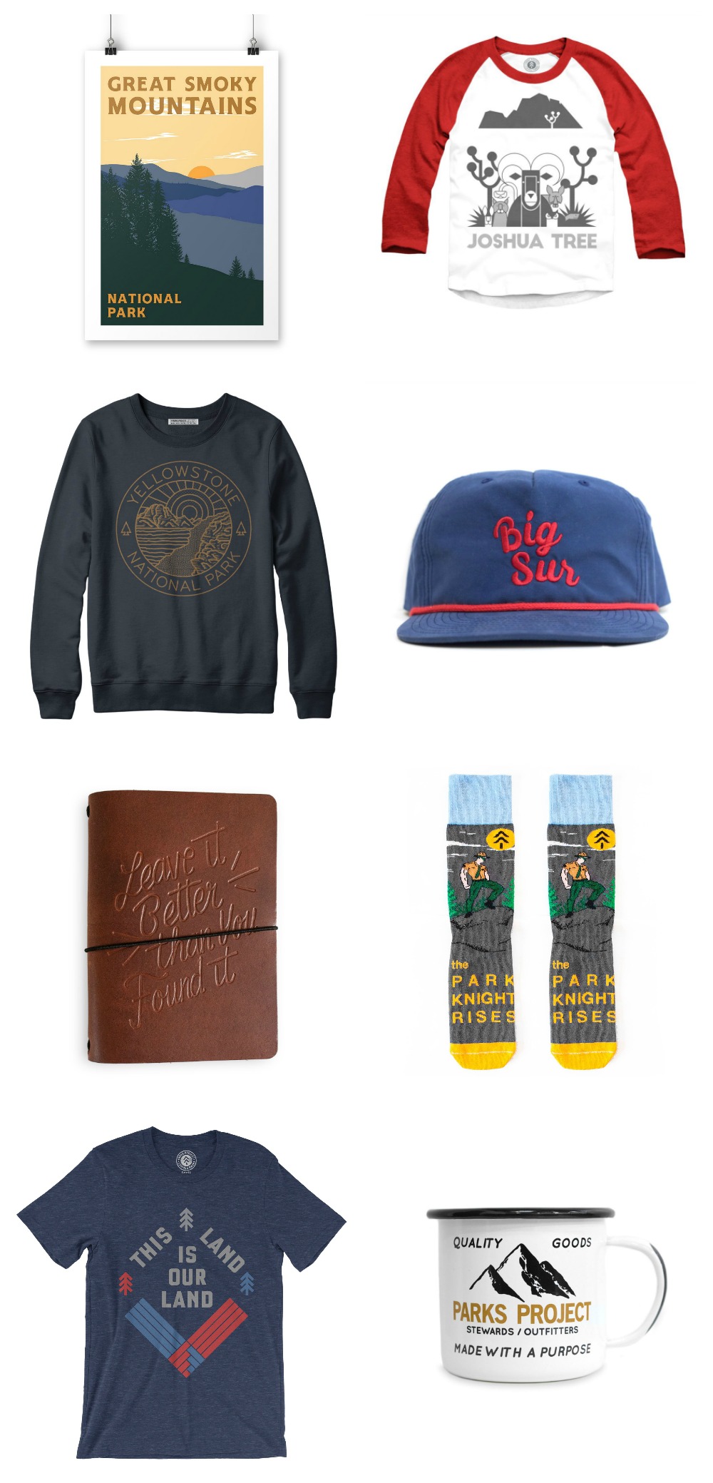 Gifts that support our national parks and monuments, from Parks Project