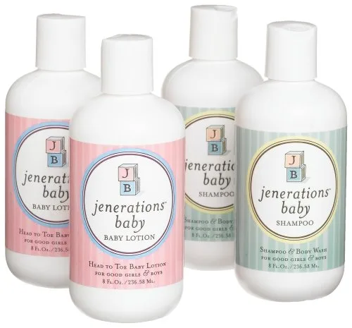 Jenerations baby natural baby shampoo and lotion