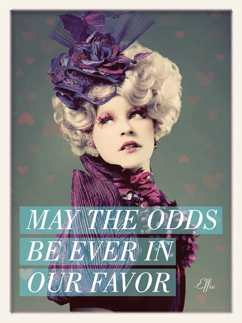 Hunger Games Valentines: May the odds be ever in our favor