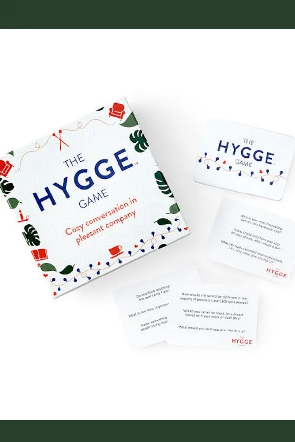 The Hygge Game from Uncommon Goods is a great game for groups