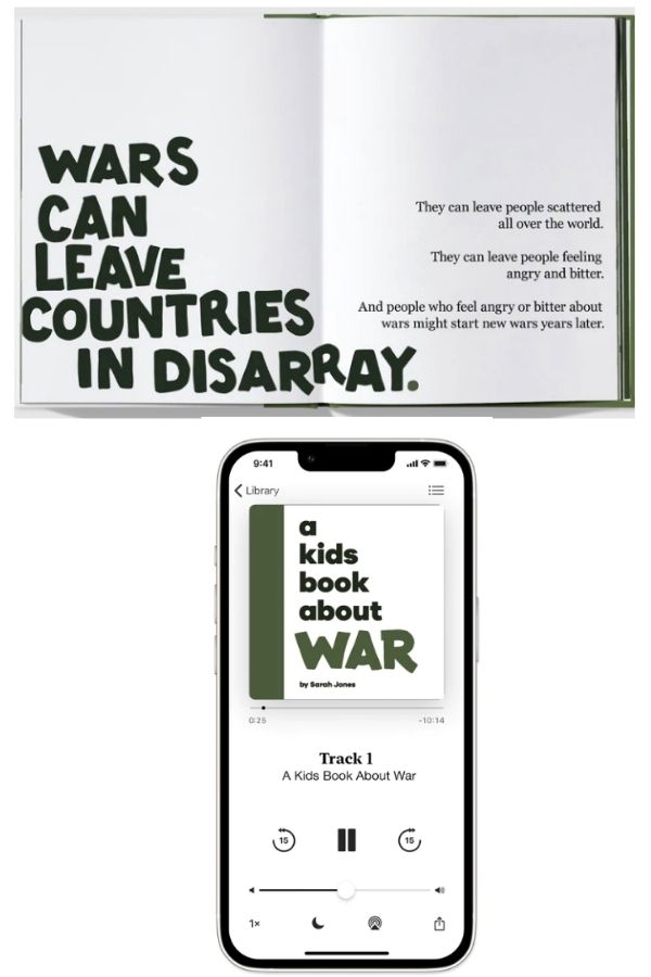 A Kids Book About War will help parents talk to their kids about a difficult subject
