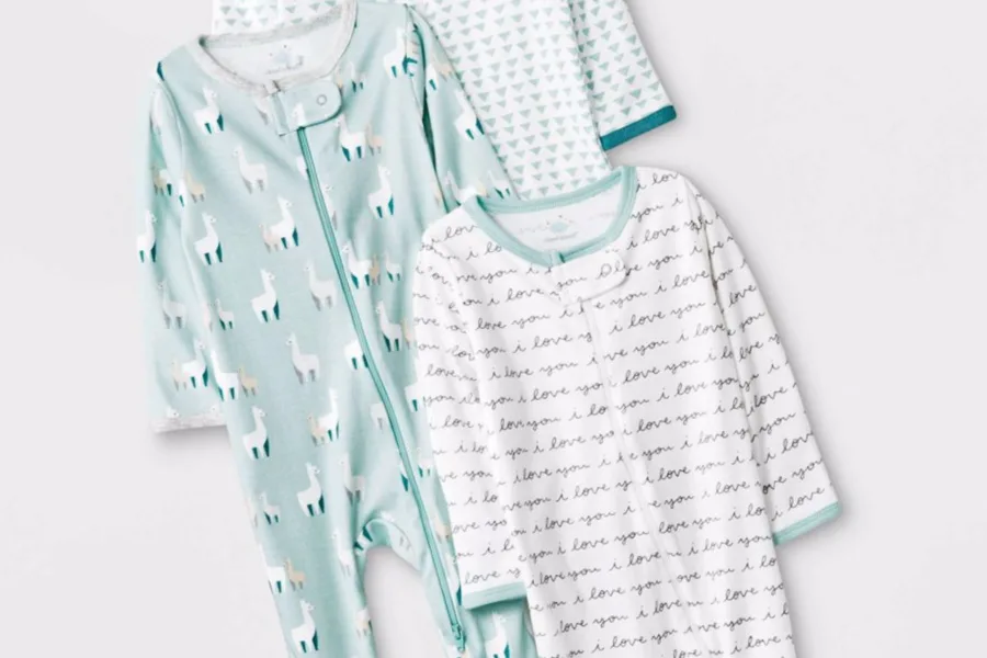 The best baby zip-up pajamas according to our readers: Cloud Island from Target. Affordable and NO FREAKING SNAPS