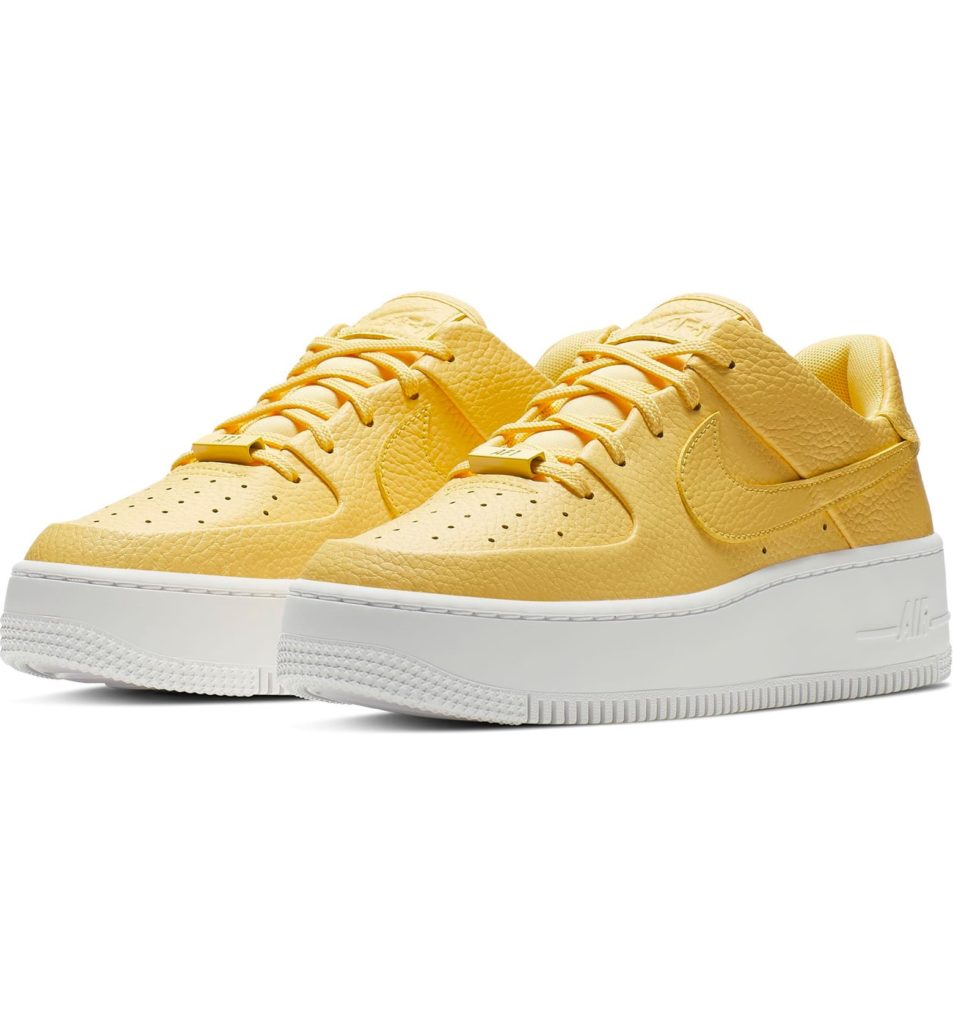 Platform sneakers for fall: Nike Air Force 1 Sage