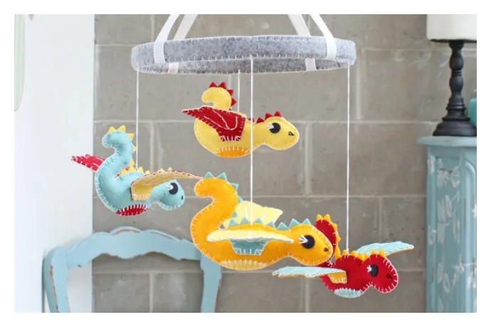 Fantasy Dragon baby mobile from Bee Janie Baby Mobiles