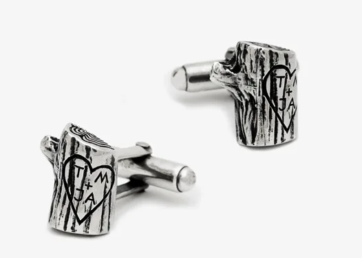 Valentine's gift: custom cufflinks