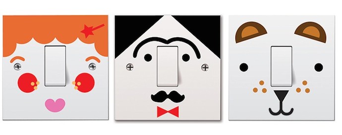 Mood Lighting light switch stickers