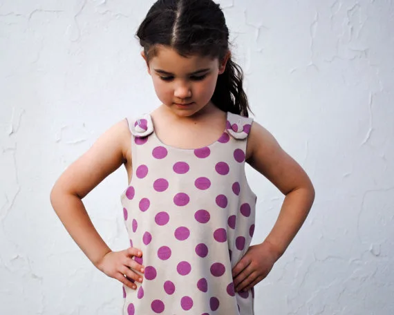Sewn Natural: handmade girls dresses that can clear away the May showers