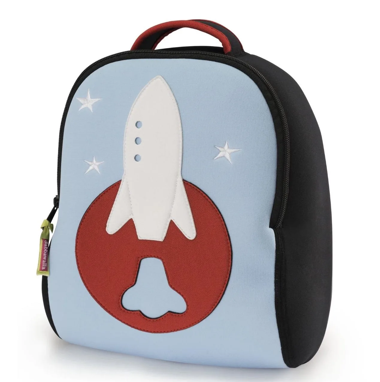 Coolest backpacks for preschool + Kindergarten: Personalized rainbow cloud backpack from PBK