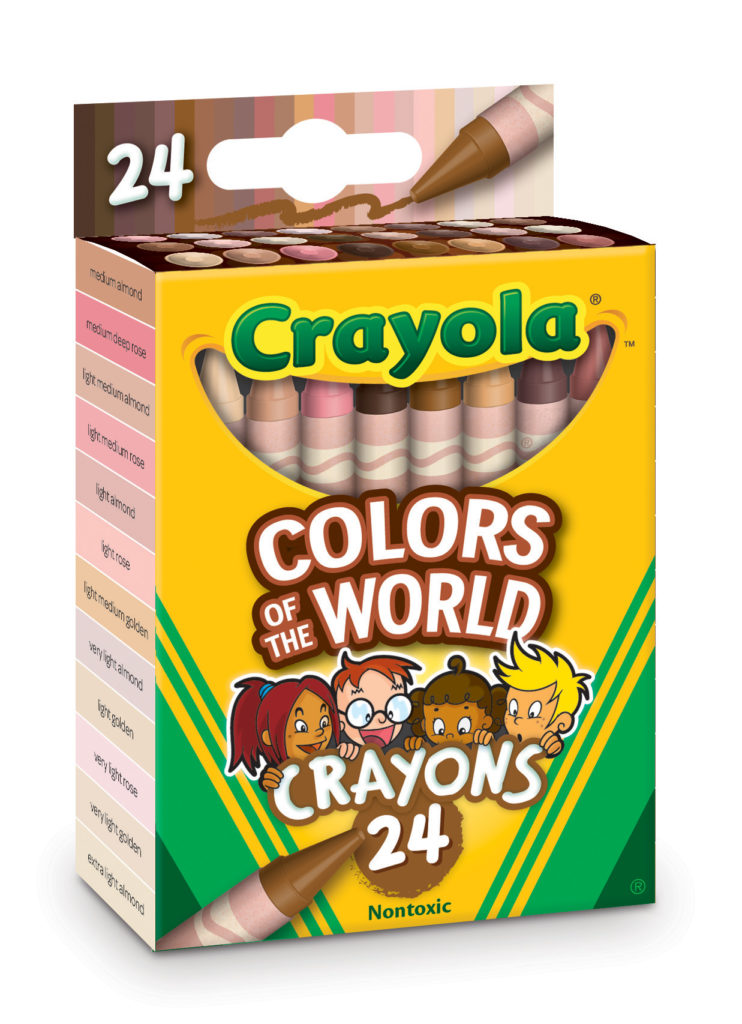 Crayola to launch a new box of 24 Colors of the World crayons to encompass an entire rainbow of skin tones Crayola to launch a new box of 24 Colors of the World crayons to encompass an entire rainbow of skin tones