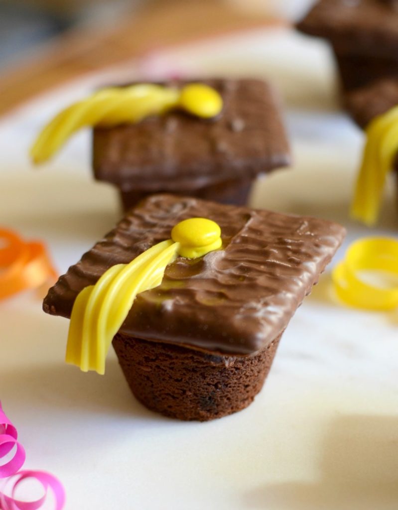Create graduation cap desserts with this recipe from Good in the Simple