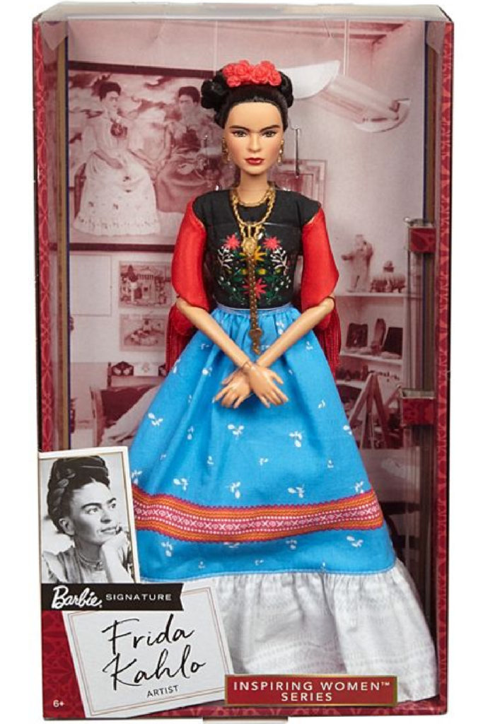 Frida Kahlo from the Inspiring Women Barbie series 