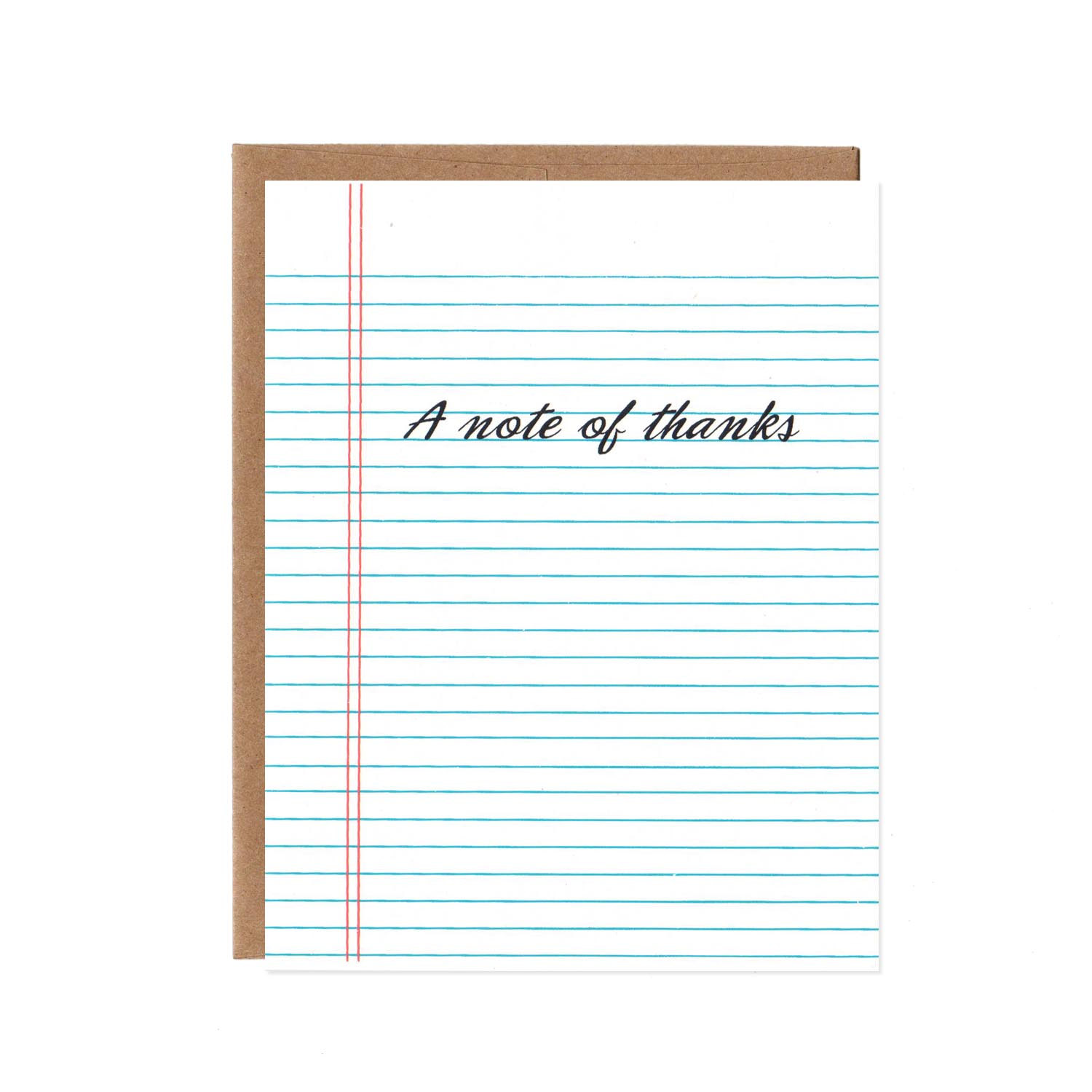 These "A Note of Thanks" thank you cards from Orange Twist are clever and tween approved.
