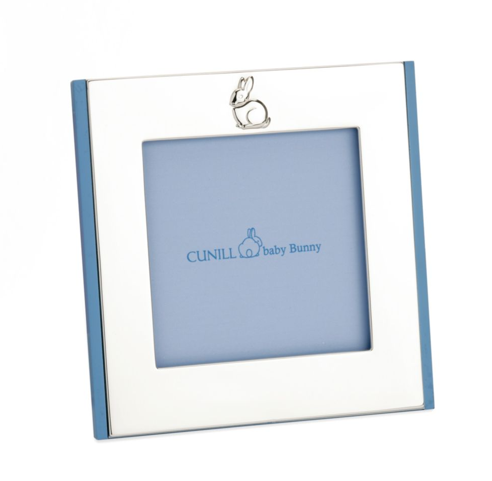 First Easter gifts for babies: A keepsake silver bunny frame from Cunill