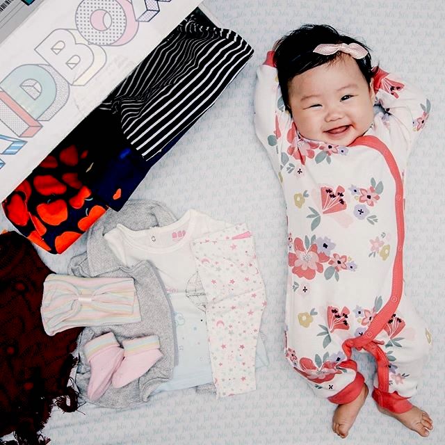 Comparing the top kids clothing subscription boxes: BabyBox by KidsBox | Photo: Moments with Liv + Isla