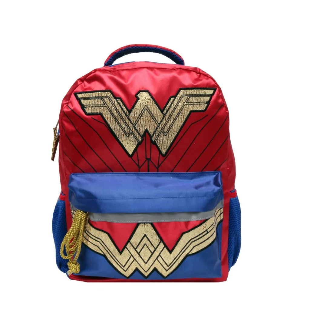 cool backpacks for preschool, kindergarten and little kids: Wonder Woman Preschool or Little Girls Backpack