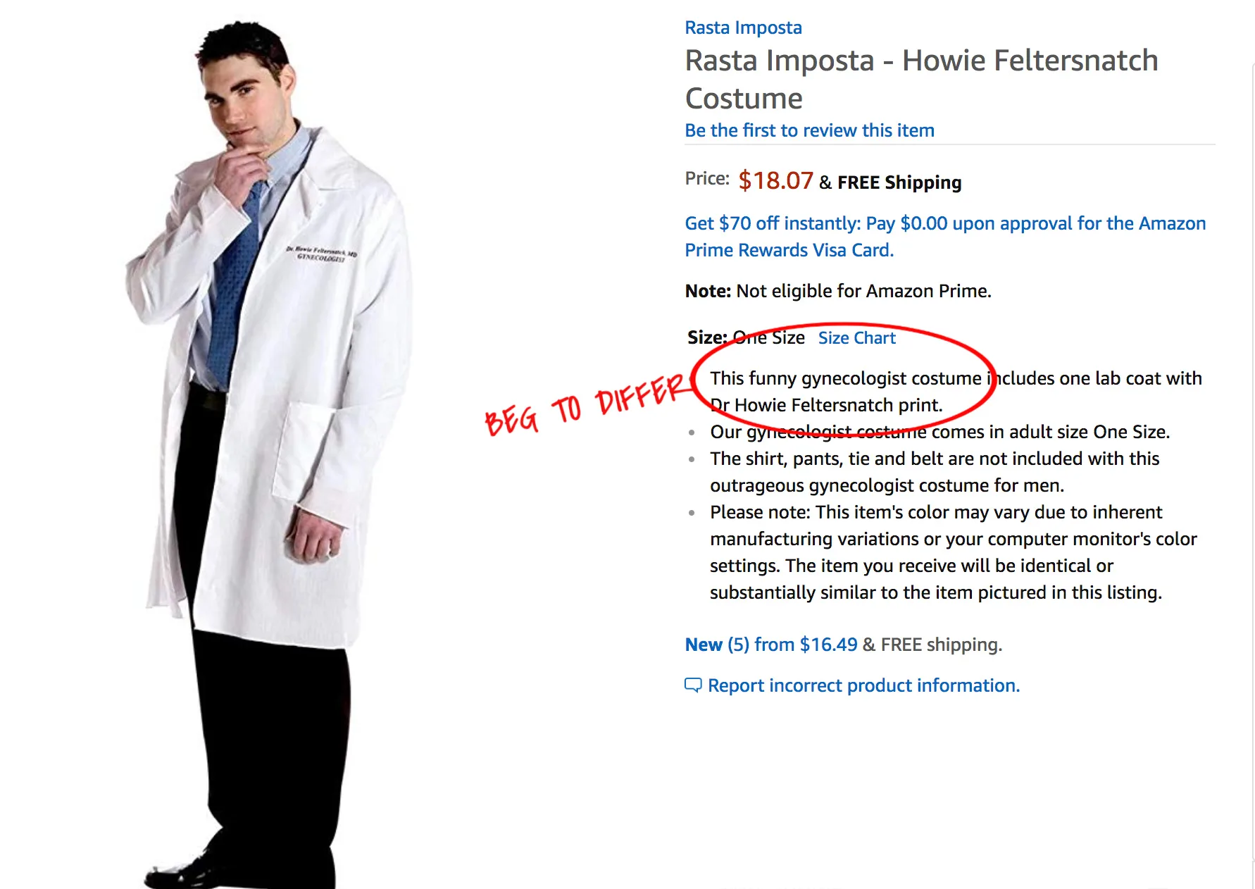 Sexual predator doctor Halloween costumes = not funny