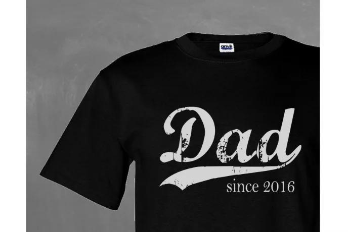 Father's Day gift: Branded custom tee shirts for dads