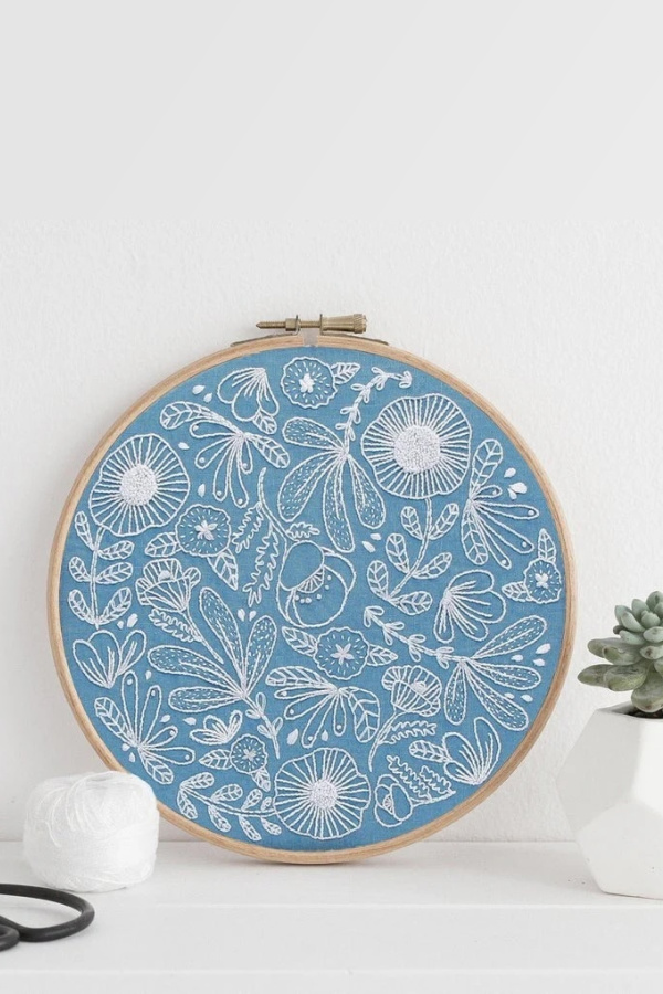 Lisa Congdon Poppy Patch Embroidery Kit now at Subversive Cross Stitch