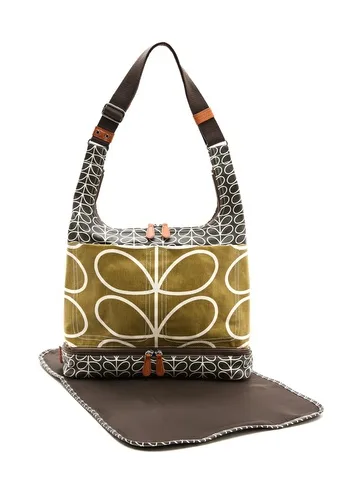 The Orla Kiely baby bag: designer on the outside, diapers on the inside