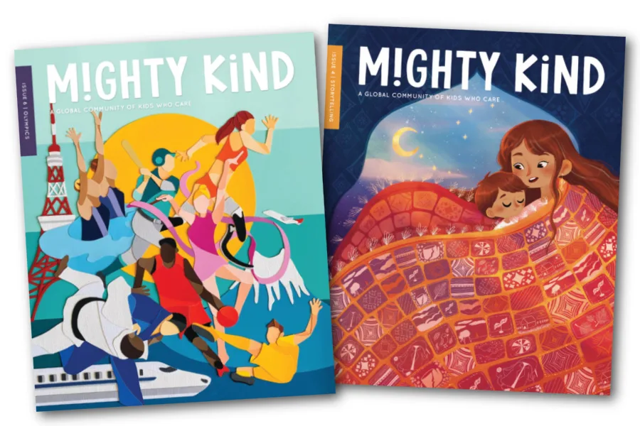 We found an excellent anti-racism resource for kids in the Mighty Kind children's magazine