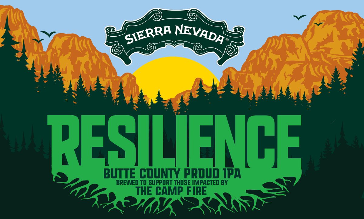 Gifts that give back to first responders of the California wildfires: Sierra Nevada Resilience Butte County Proud IPA