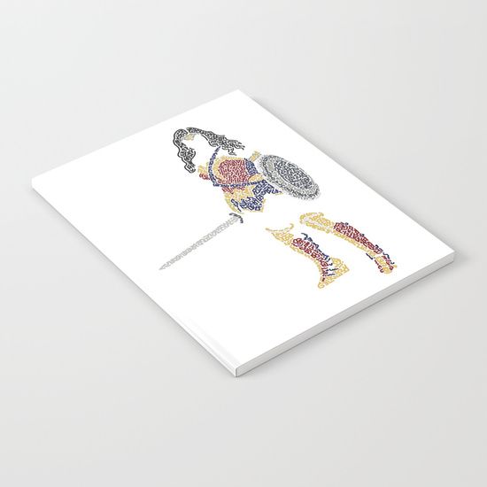 Warrior Wonder Woman Lined Notebook | Cool Mom Picks Back to School Shopping Guide 2017