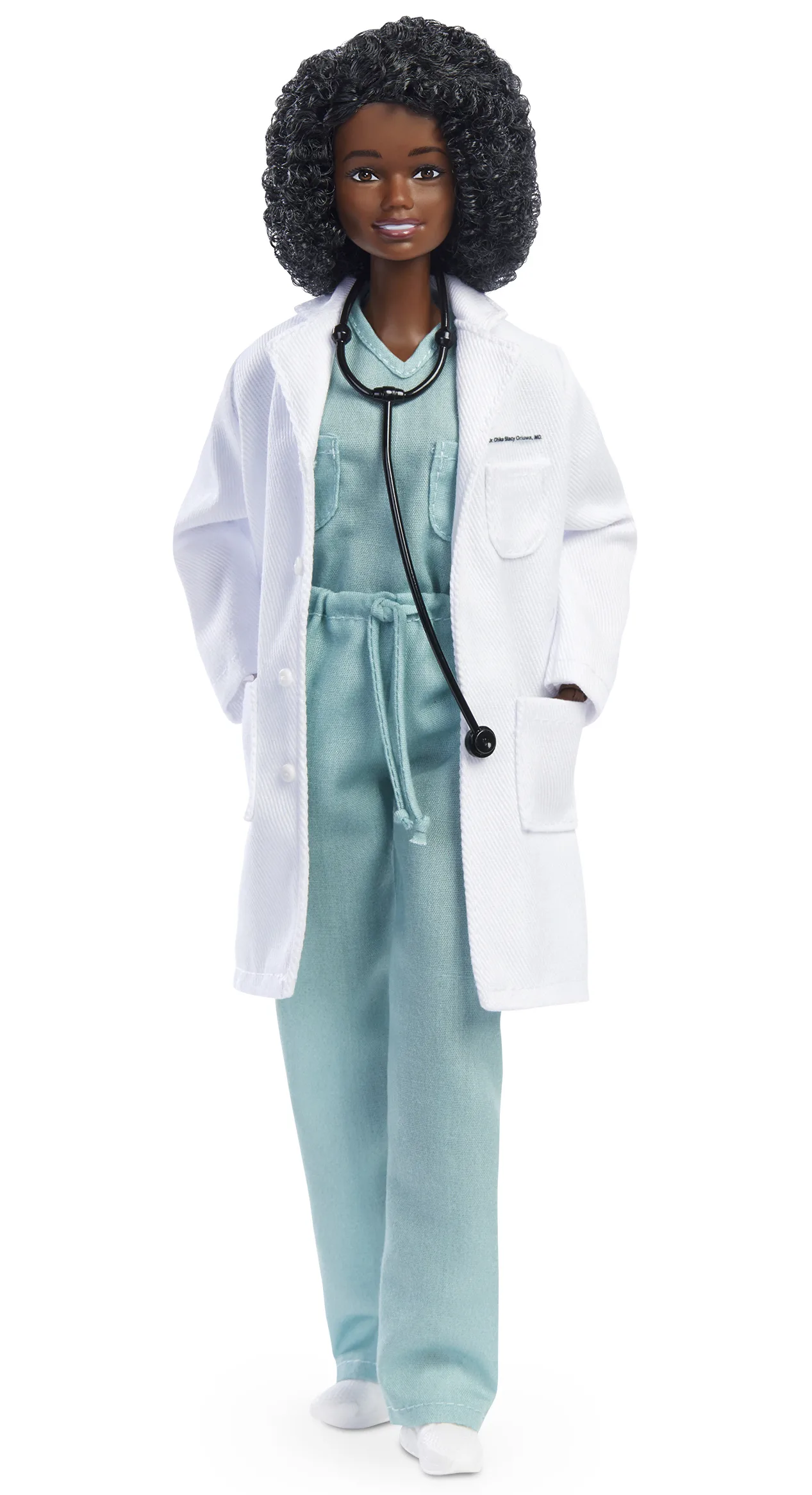 Barbie has created one-of-a-kind healthcare heroes dolls in the likeness of real frontline workers like Dr Chika Stacy Oriuwa