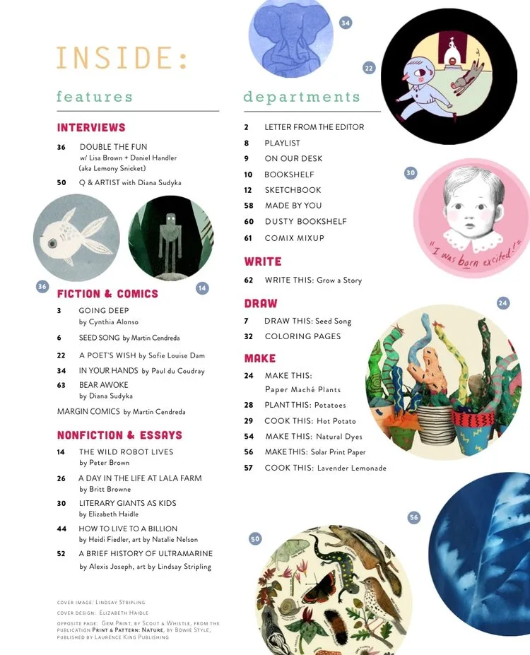 Illustoria magazine for kids: The Black & White issue