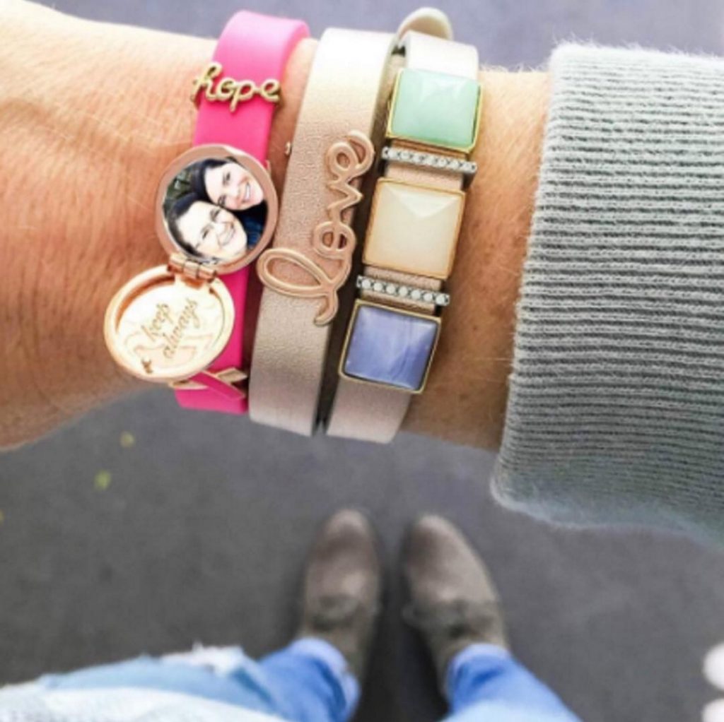 the BCA edition wrap bracelets from Keep Collective donates 100% of net proceeds to Bright Pink which supports early detection and prevention