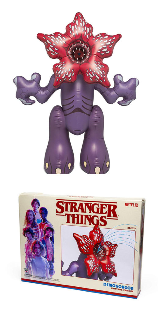 This Stranger Things Demogorgon Lawn Sprinkler is everything! | Learn more: mompicksprod.wpengine.com