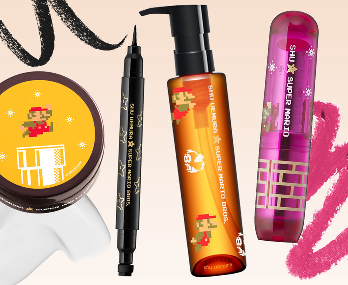 Fun makeup for adults: Shu-Uemura Super Mario