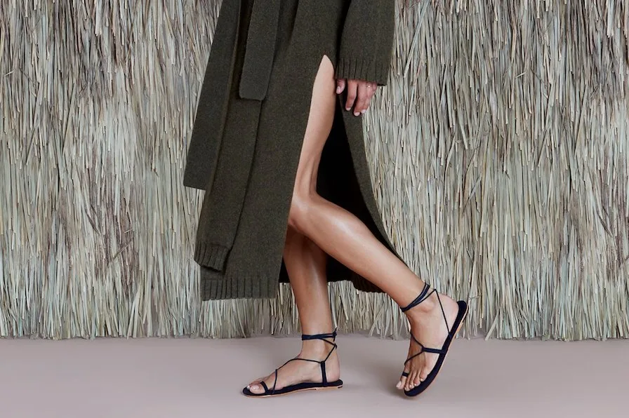 TKEE new Jo Austen sandals in black suede