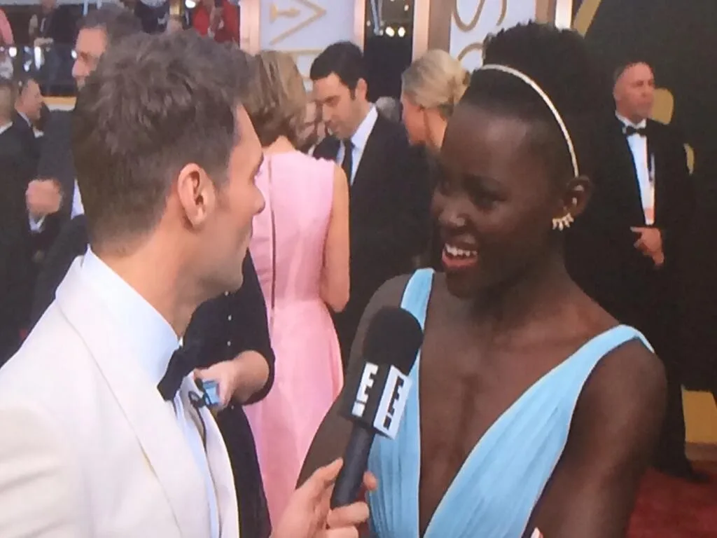 Lupita Nyong'o Headband Oscars 2014 Red Carpet