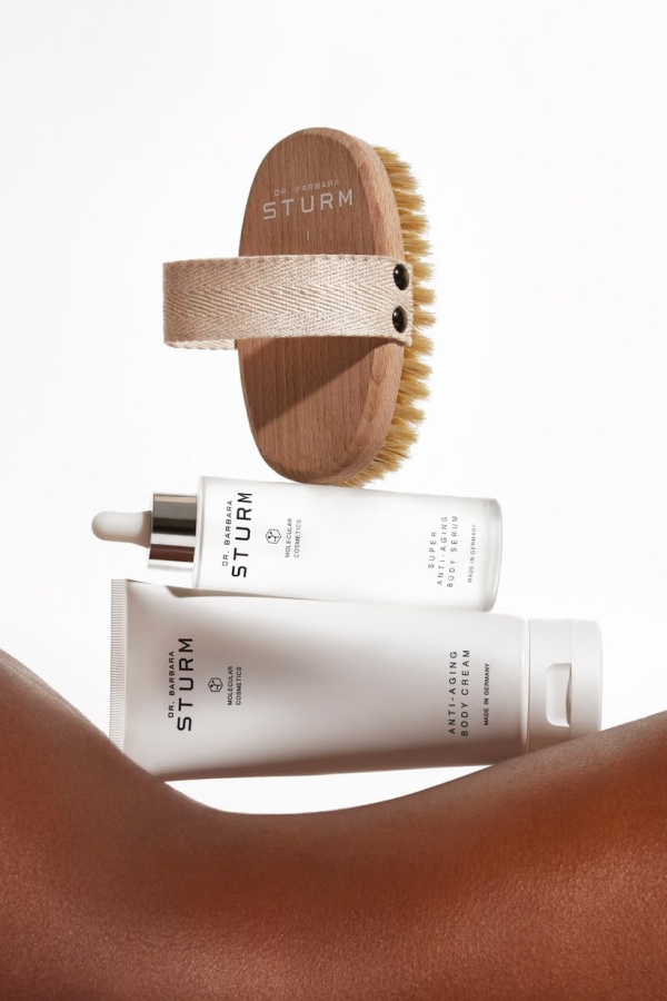 Last-minute beauty gifts for mom; Dr. Barbara Sturm's body brush for dry brushing before moisturizing 