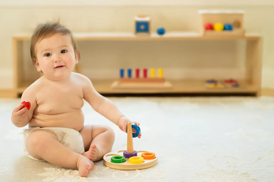 Monti Toys Montessori learning toy subscription for babies through 3 years old