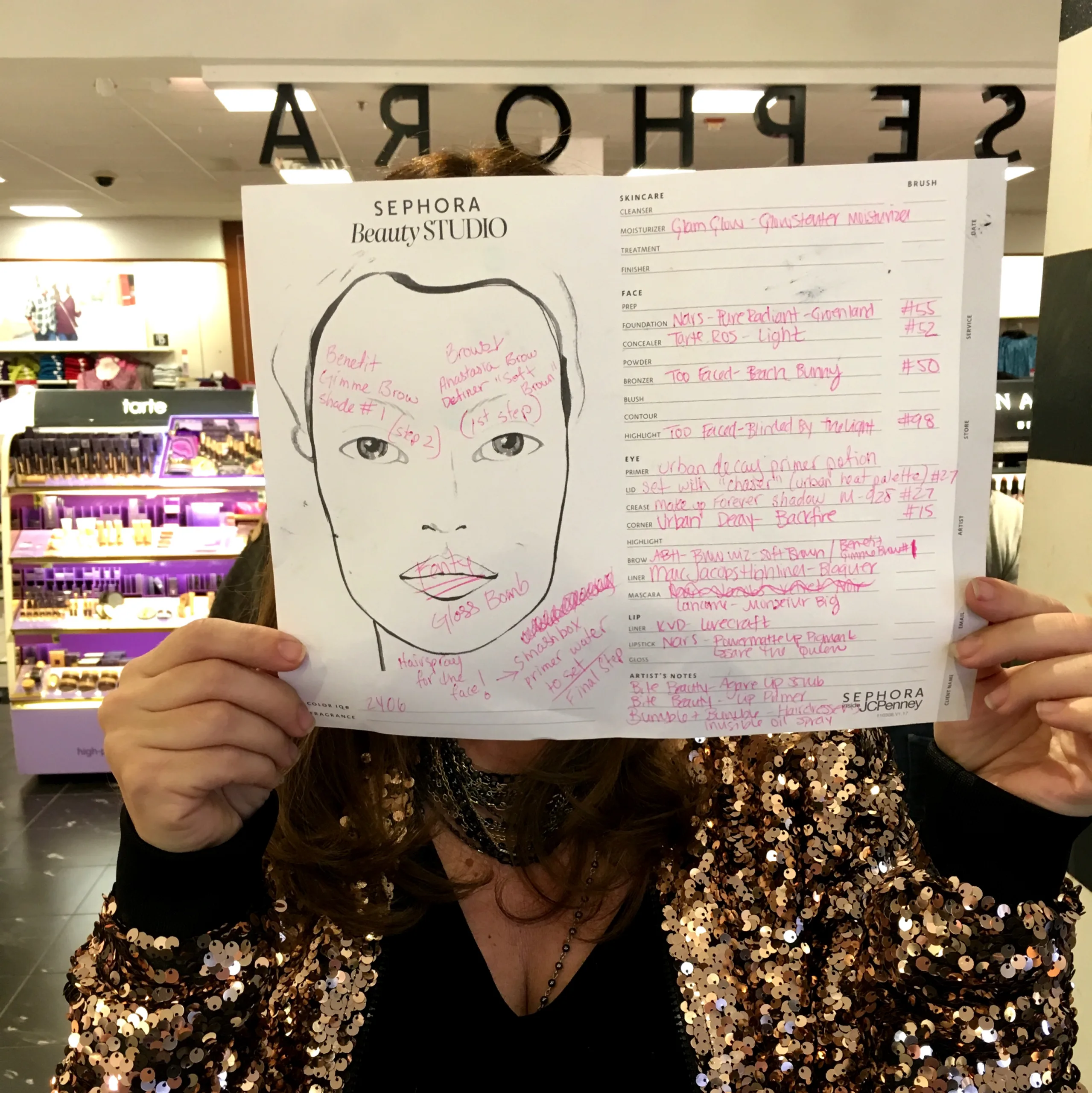 the Cool Mom Picks team gets a makeover at Sephora inside JCP. Magic!