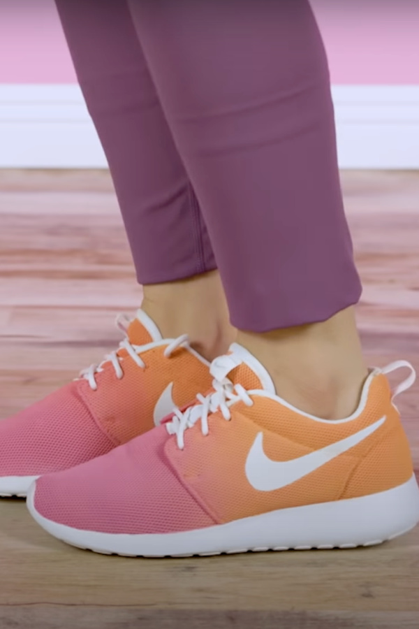 Ombre DIY sneaker tutorial using Tulip fabric spray paint Ombre DIY sneaker tutorial using Tulip fabric spray paint